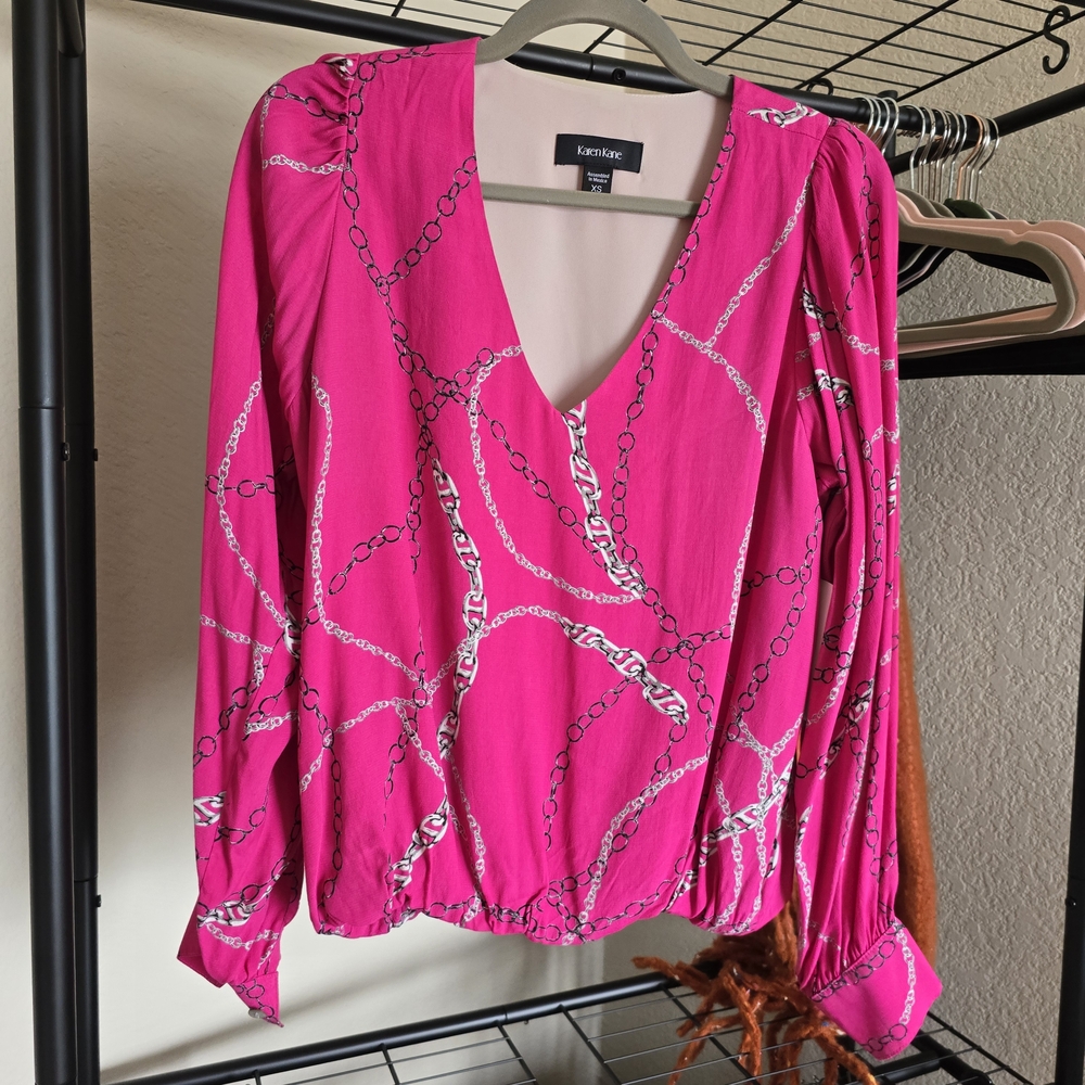 Karen Kane NWT Blouson Top Size XS $150 Retail